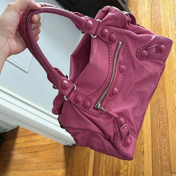 Balenciaga Pink covered hardware city bag - Picture 3 of 8
